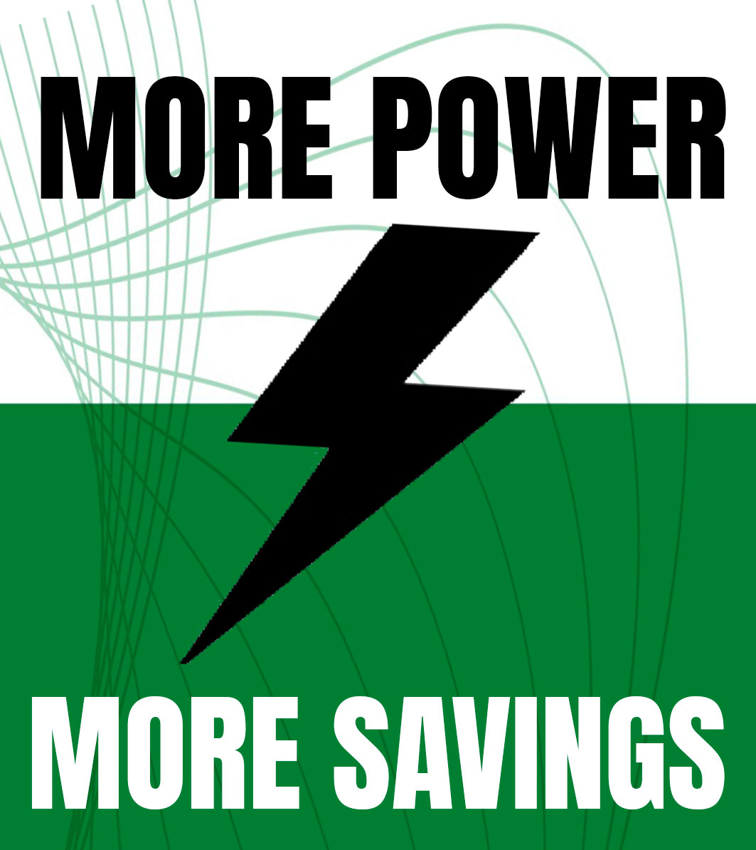GREEN GENERATORS MEAN SAVINGS