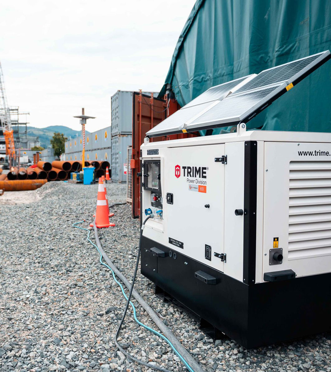 TRIME SOLAR HYBRID GENERATOR FOR DUNEDIN CITY HOSPITAL